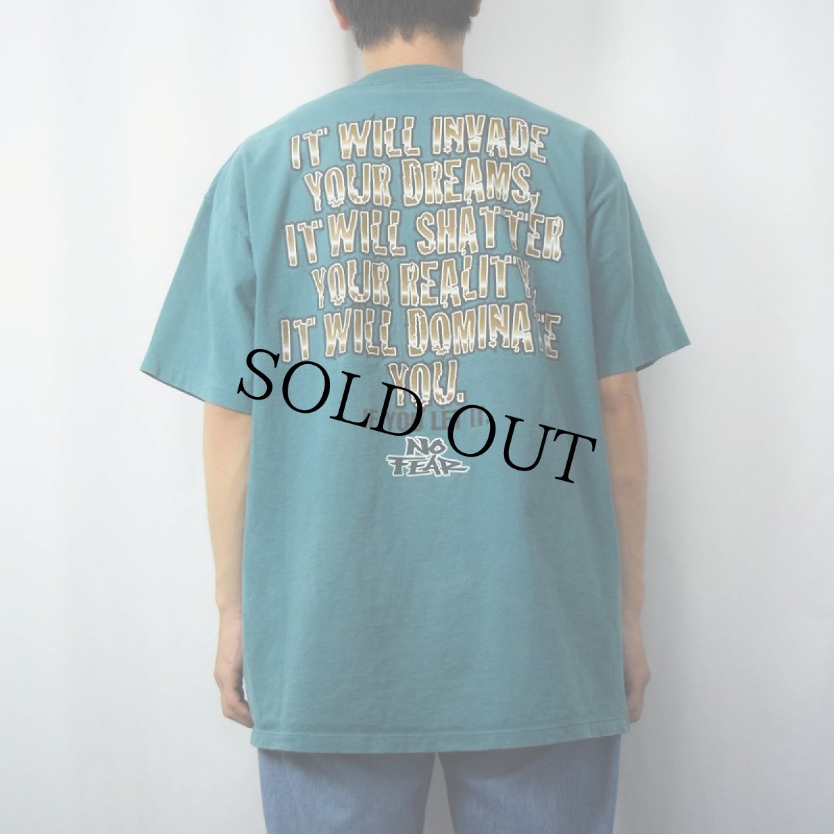 画像4: 90's NO FEAR USA製 ロゴプリントTシャツ XL (4)