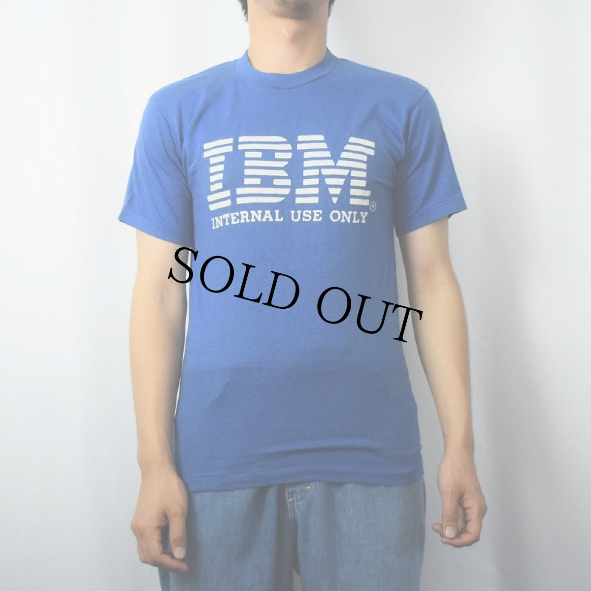 画像3: 80's IBM USA製 コンピューター企業 ロゴプリントTシャツ M (3)