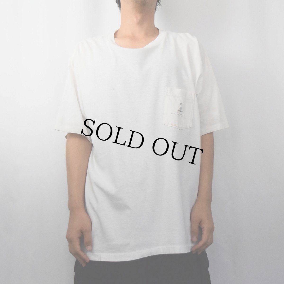 画像3: 90's BANANA REPUBLIC USA製 ポケットTシャツ XL (3)