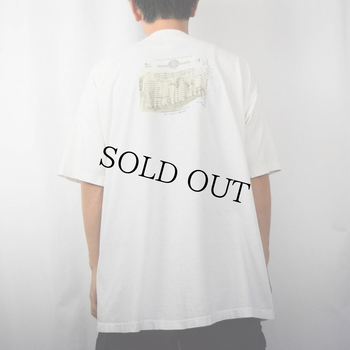 画像4: 90's BANANA REPUBLIC USA製 ポケットTシャツ XL (4)