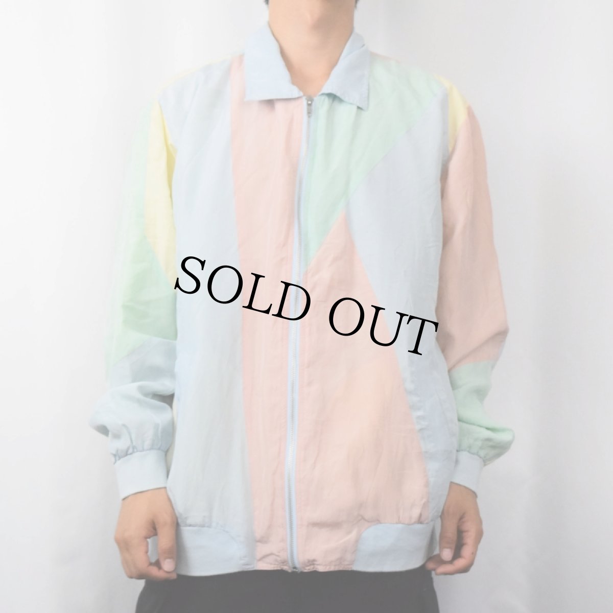 画像2: Blair 切り替えデザイン シルクジャケット (2)