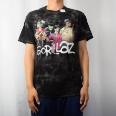 画像2: GORILLAZ ロックバンドTシャツ M (2)