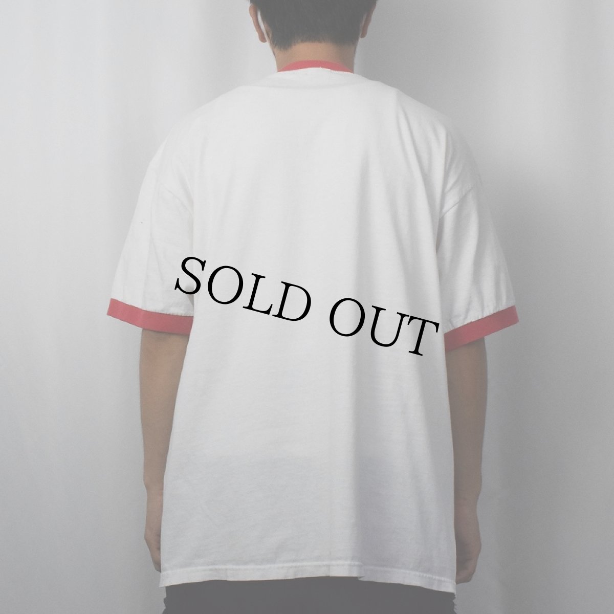 画像3: 90〜2000's LIVE 105 "ALTERNATIVE ROCK 105.3 FM" ラジオ局プリントリンガーTシャツ XL (3)