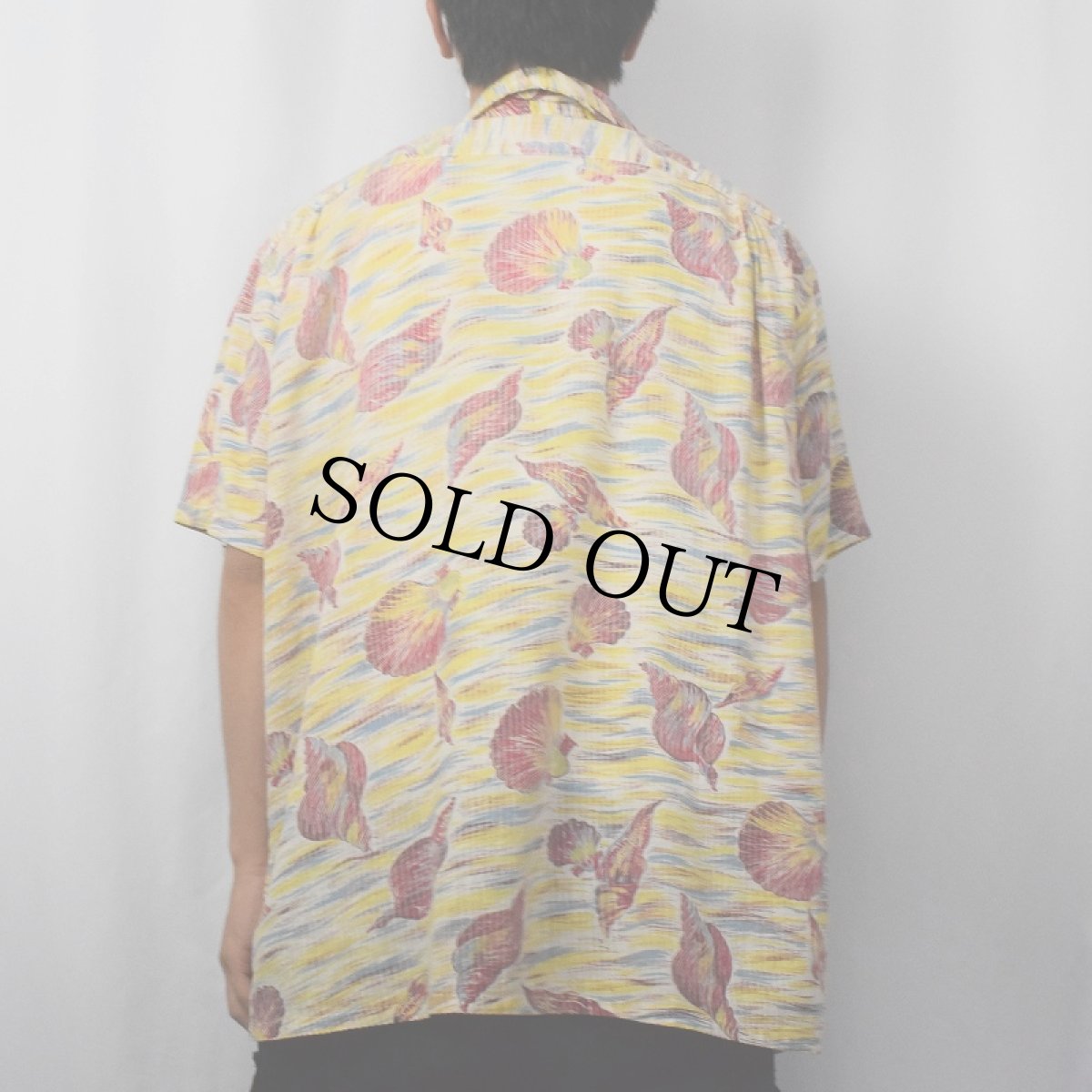 画像3: 50's PENNEY'S シアサッカーコットンハワイアンシャツ L (3)