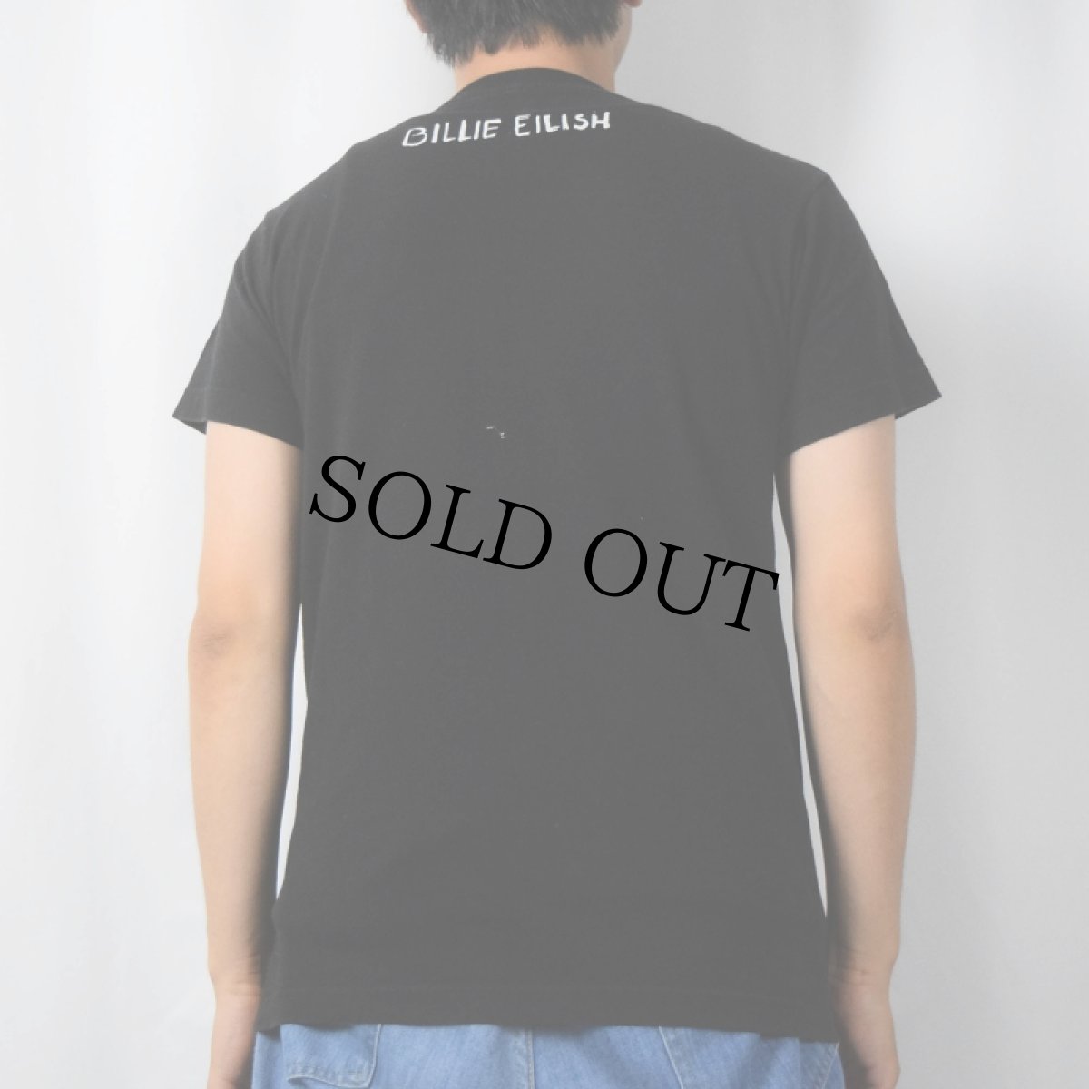 画像3: Billie Eilish "When We All Fall Asleep, Where Do We Go?" ミュージシャンフォトプリントTシャツ BLACK S (3)