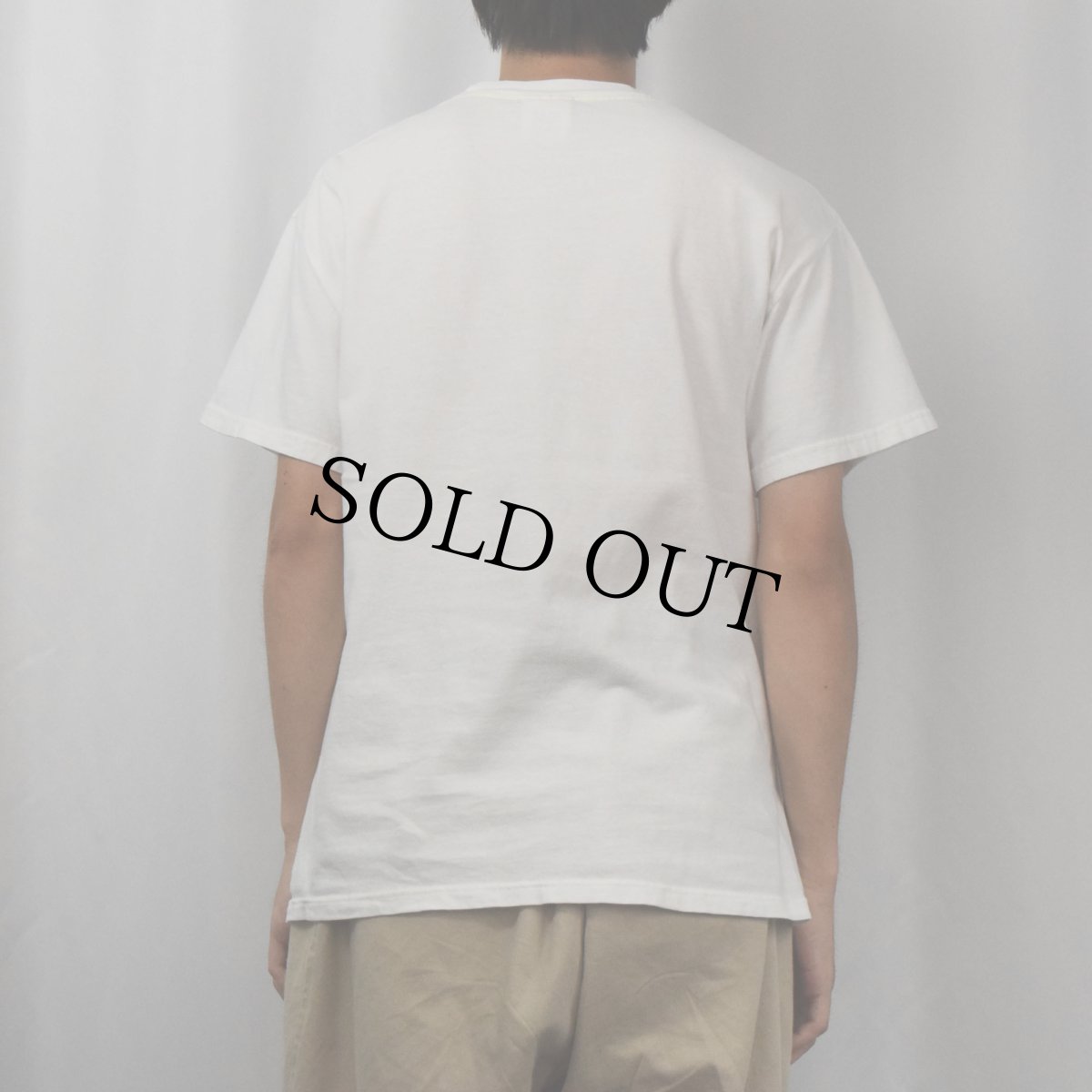 画像3: "Ruffin' it" 犬イラストプリントTシャツ M (3)