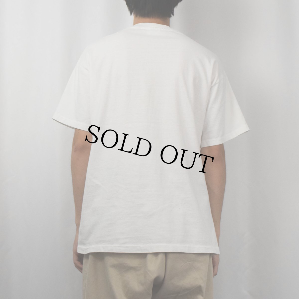 画像3: 90's Hanes 無地ポケットTシャツ L (3)