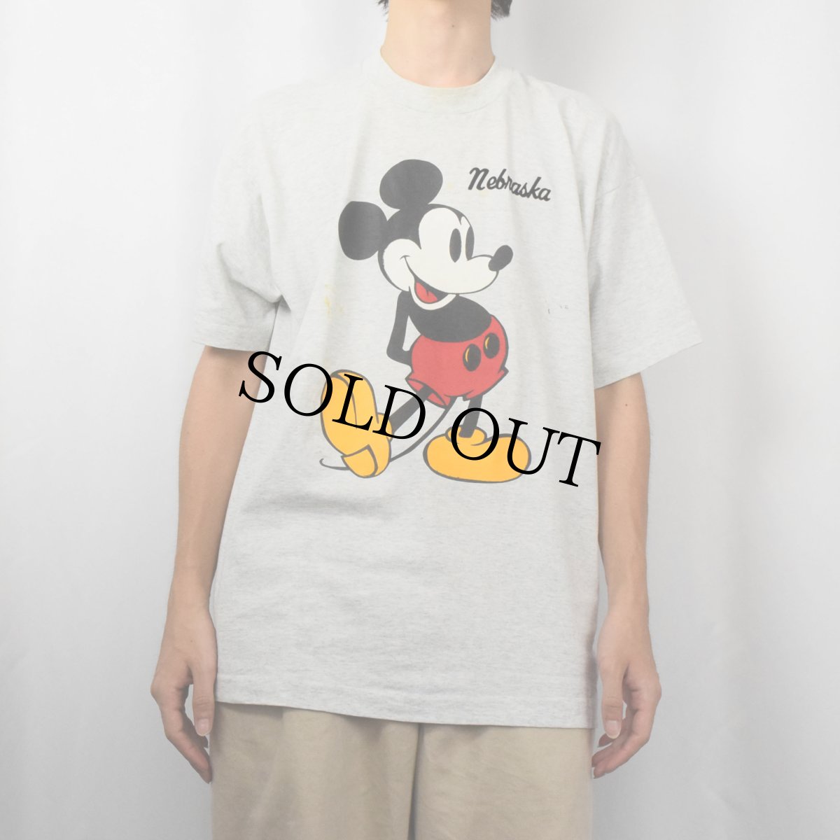 画像2: 90's ブート MICKEY MOUSE USA製 "Koopmann" キャラクタープリントTシャツ XL (2)