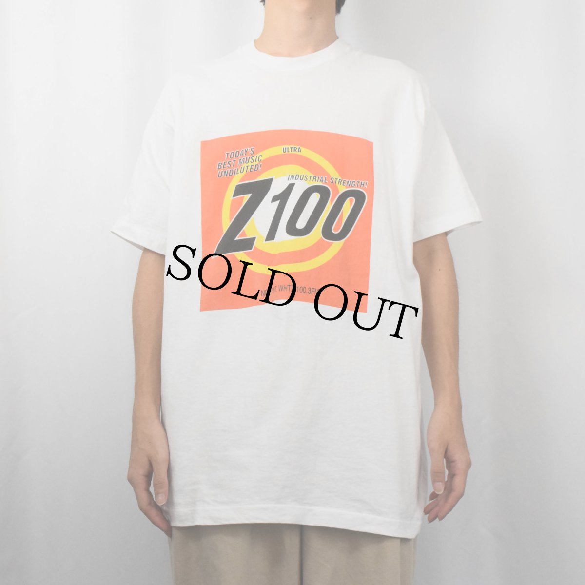 画像2: 90's〜 Z100 USA製 ラジオ局プリントTシャツ XL (2)