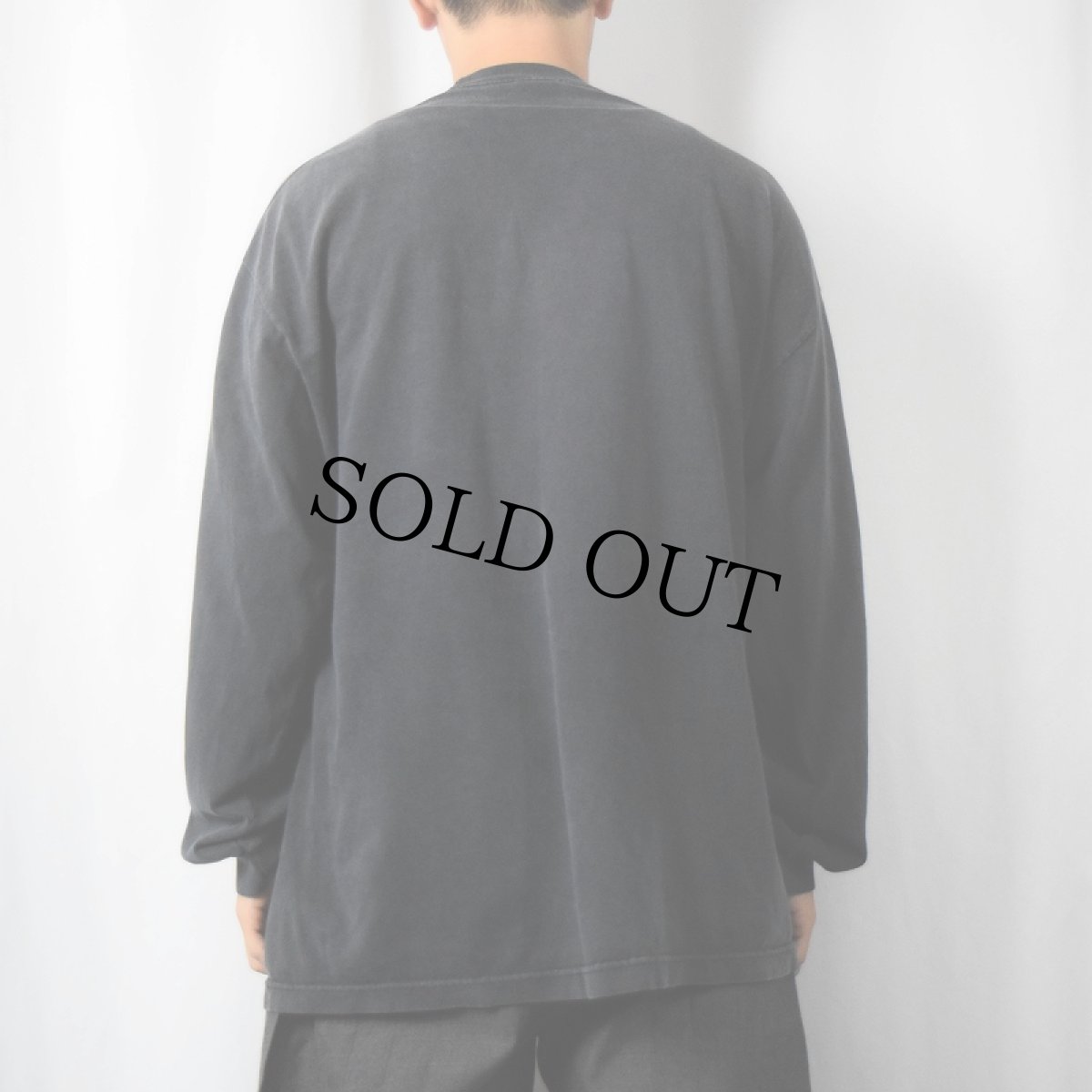 画像3: 2000's "RUB MY BELLY FOR GOOD LUCK" プリントロンT BLACK XL (3)