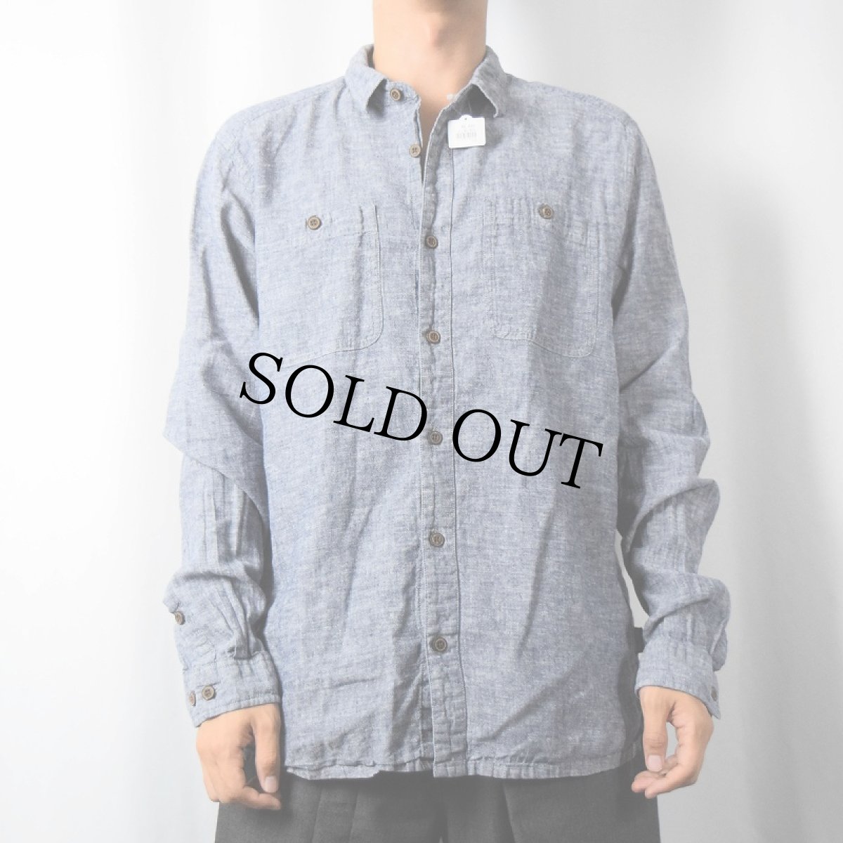 画像2: 2014SS patagonia ヘンプ×オーガニックコットンシャツ M (2)