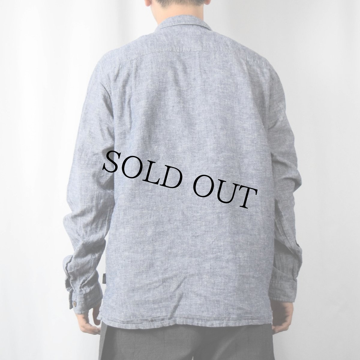 画像3: 2014SS patagonia ヘンプ×オーガニックコットンシャツ M (3)