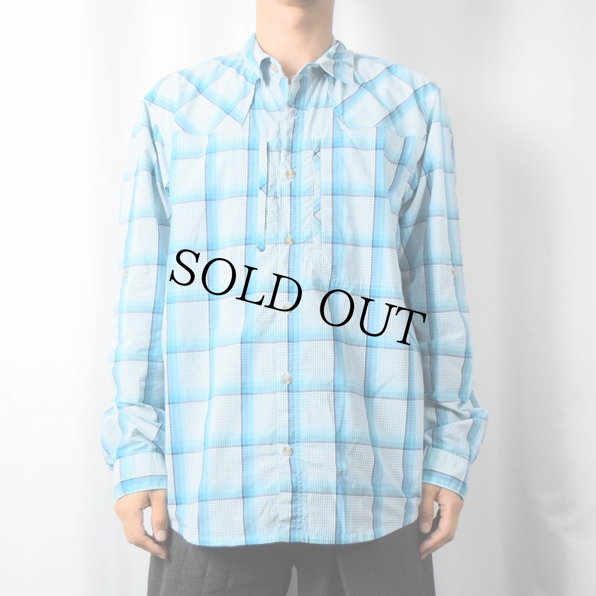 画像2: 2014SS patagonia チェック柄シャツ M (2)