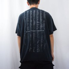 画像4: 【SALE】 2000's GEORGE CARLIN "AN INCOMPLETE LIST OF..." コメディアンプリントTシャツ BLACK 2XL (4)
