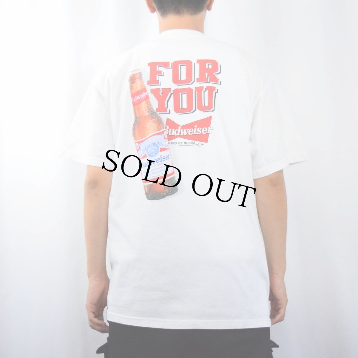 画像4: 90's Budweiser "THIS BUDS..." ビールメーカープリントTシャツ L (4)