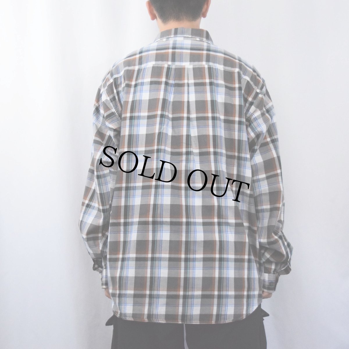 画像3: 2011AW patagonia チェック柄 オーガニックコットンシャツ L (3)