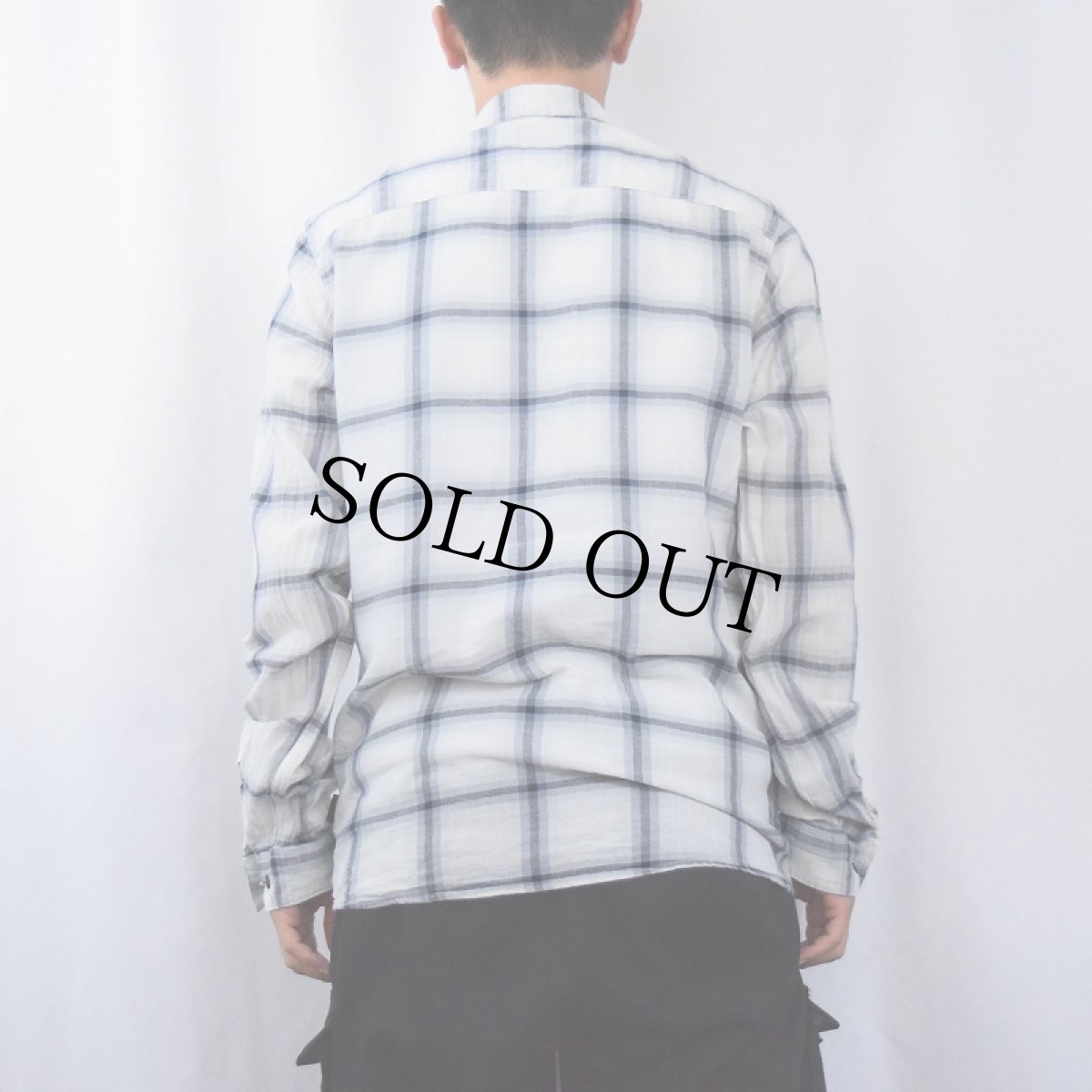 画像3: 2016SS patagonia チェック柄 オーガニックコットンシャツ M (3)