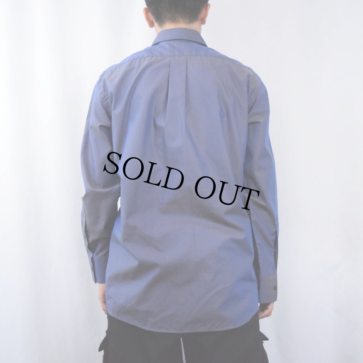 画像3: KENZO HOMME 玉虫色 コットンシャツ SIZE38 (3)