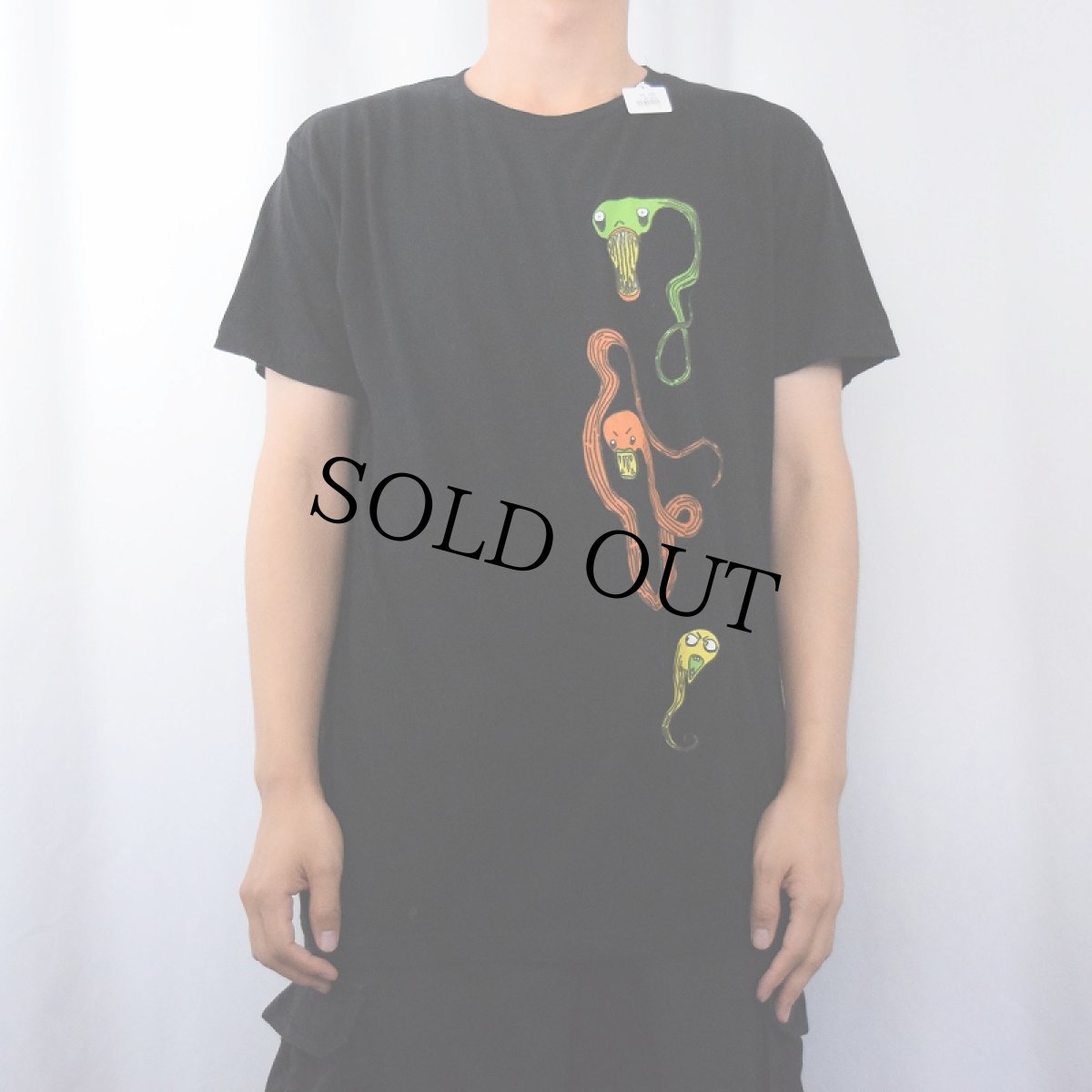 画像2: Billie Eilish ミュージシャンプリントTシャツ BLACK L (2)