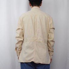 画像3: 【SALE】 70's david winter コットンサファリジャケット XL (3)