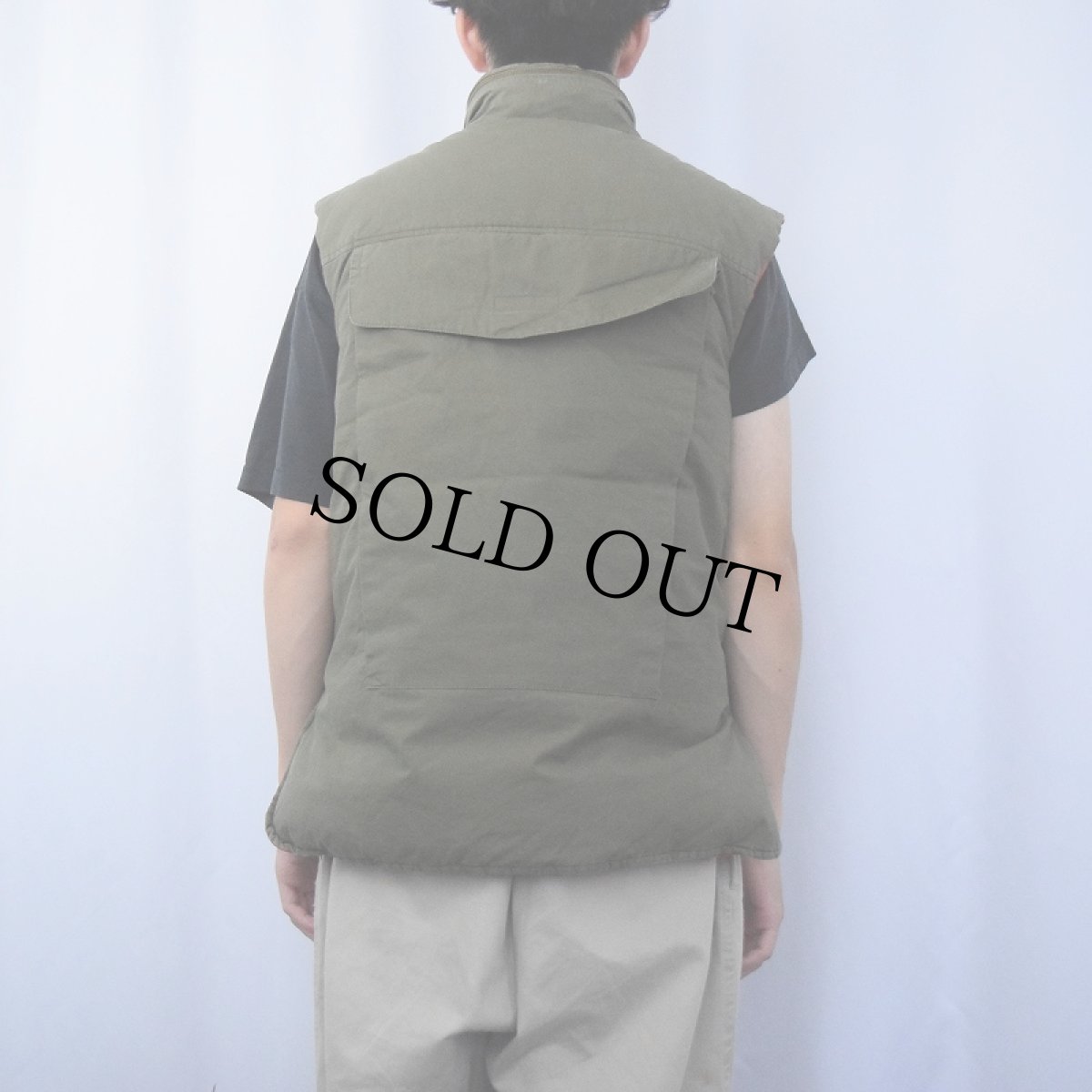 画像3: 90's POLO Ralph Lauren フード付き ダウン ハンティングベスト (3)