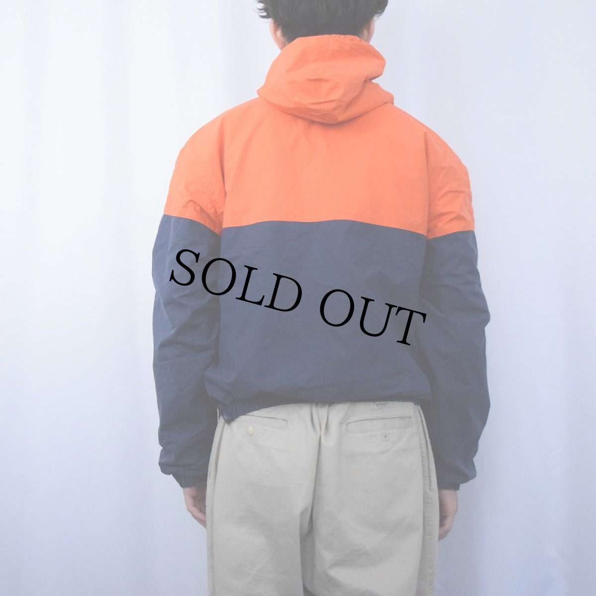 画像3: 90's POLO Ralph Lauren コットン ハーフジップパーカー M (3)