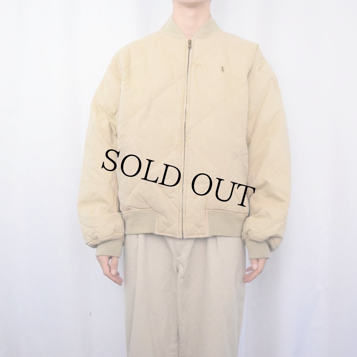 画像2: POLO Ralph Lauren キルティングダウンジャケット L (2)