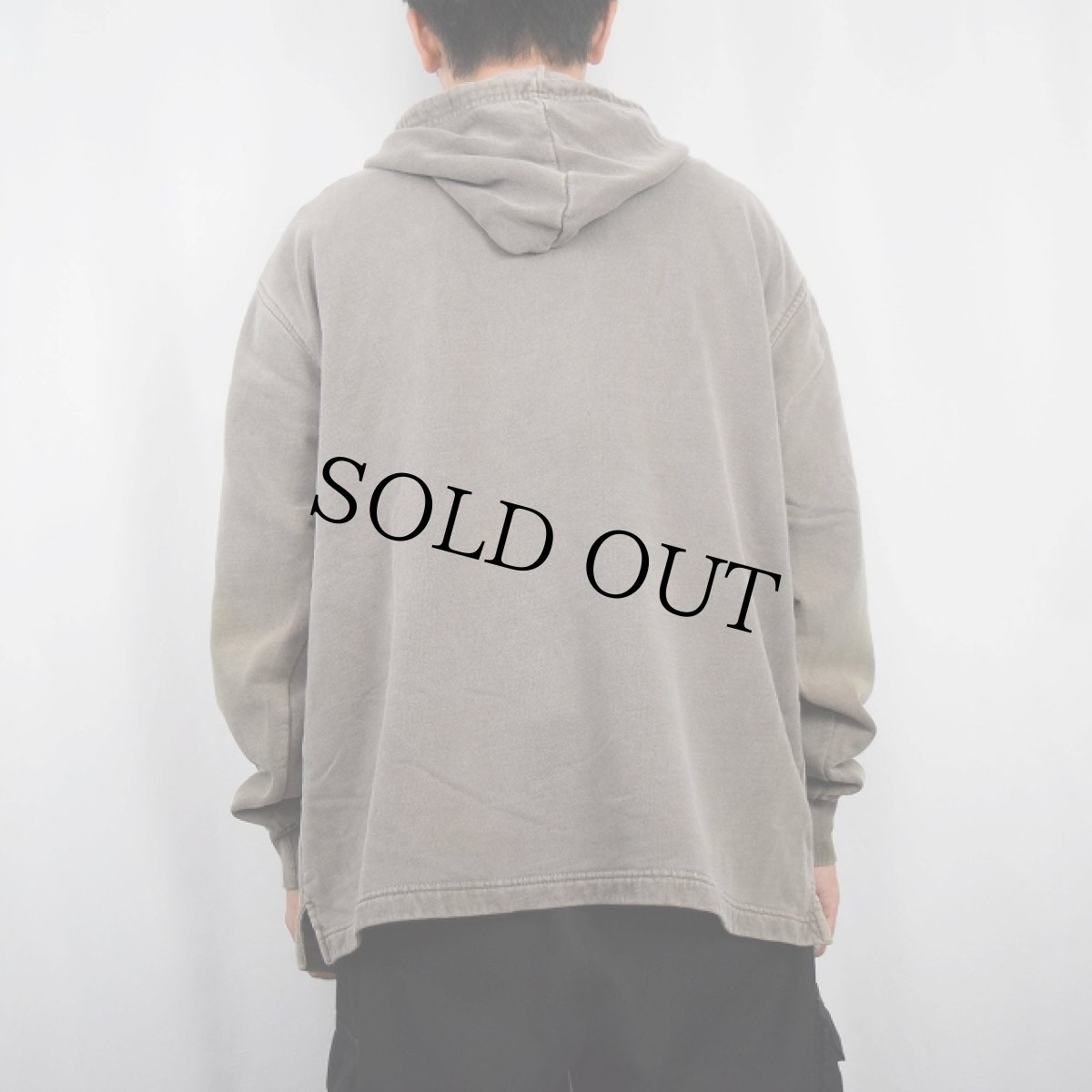 画像3: Cabela's オーバーダイ ヘンリーネックスウェットフーディ L (3)