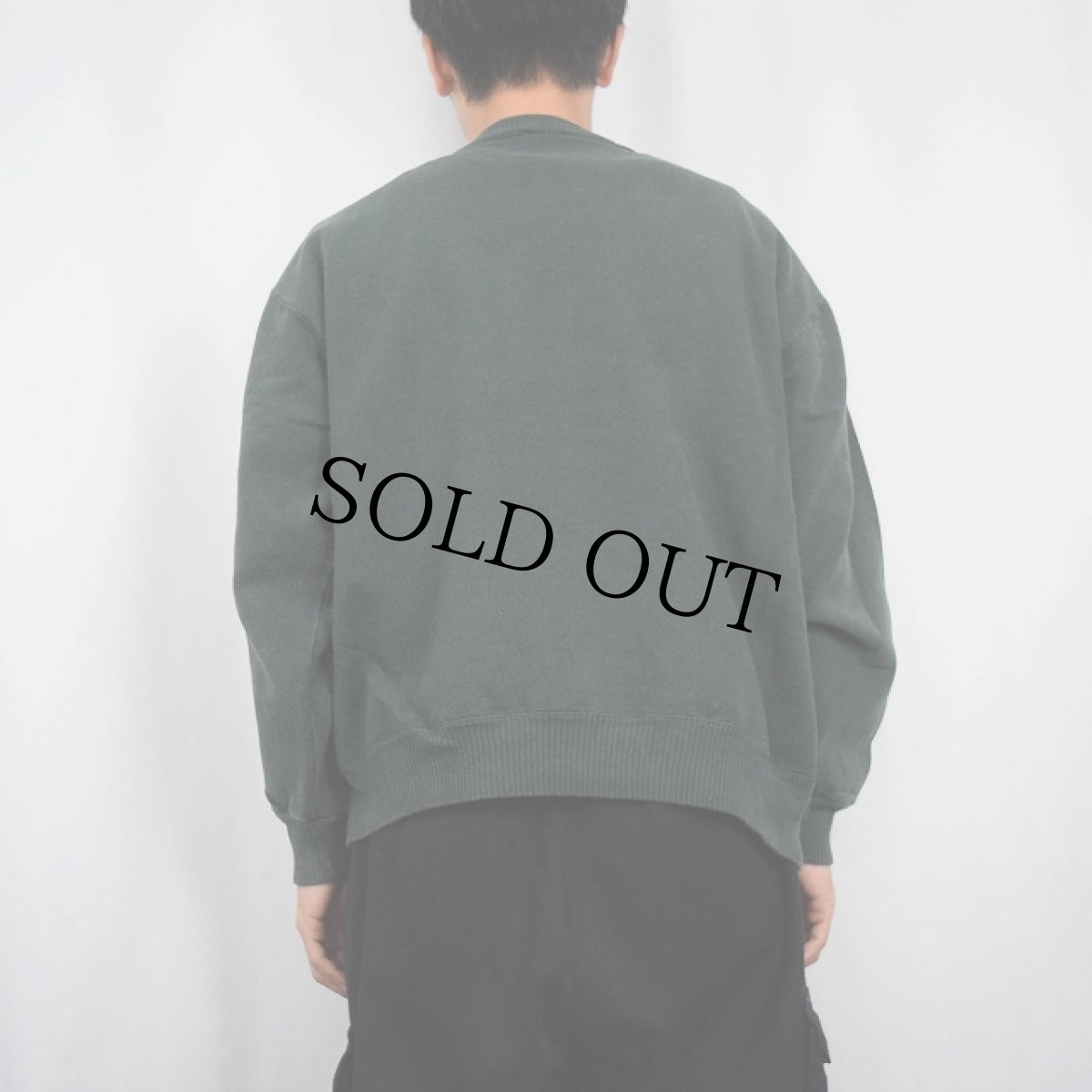 画像3: 90's Champion ロゴ刺繍 鹿の子スウェット L (3)