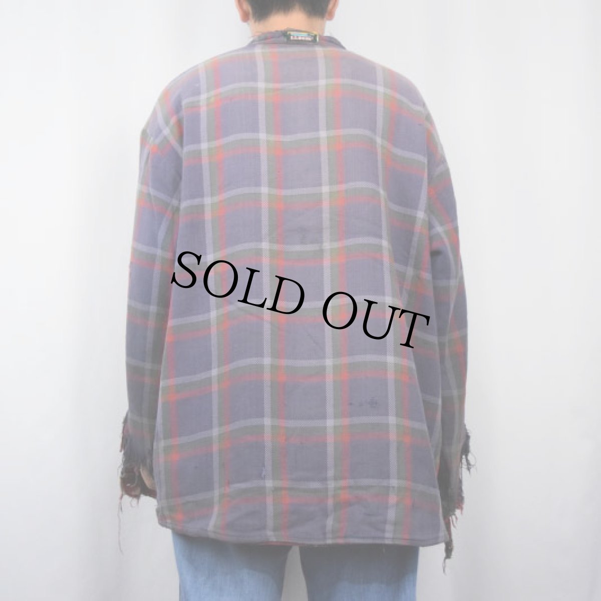 画像4: 80's L.L.Bean チェック柄 リバーシブルネルシャツ (4)