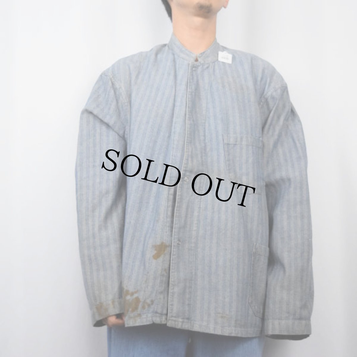 画像2: 60's ヘリンボーンツイル カバーオール (2)