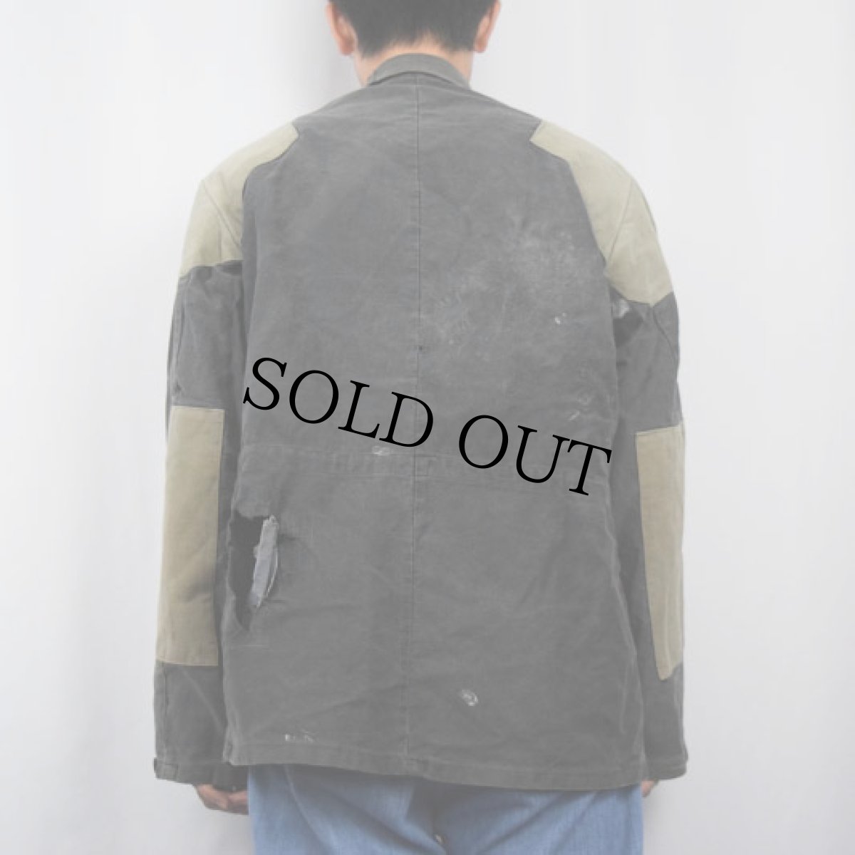 画像3: 70's〜 Czech Army エルボーパッチ付き ワークジャケット (3)