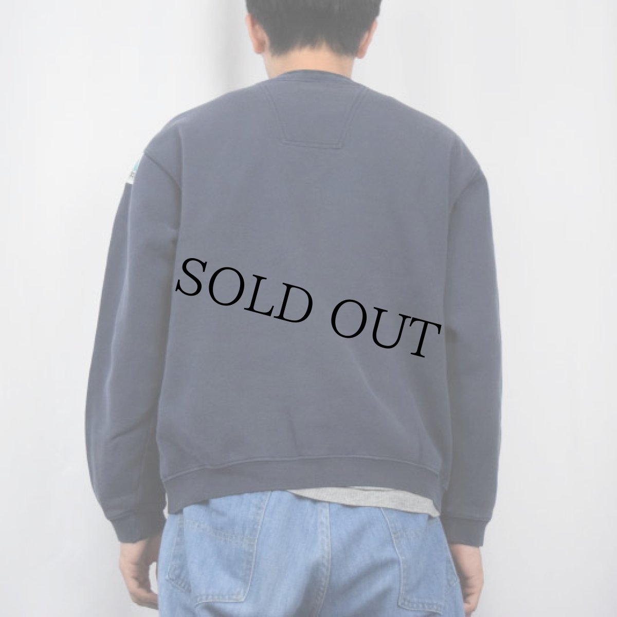 画像3: 90's adidas EQUIPMENT ロゴ刺繍スウェット NAVY S (3)