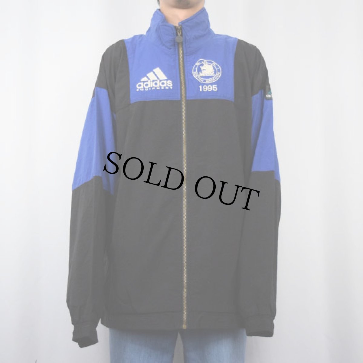 画像3: 90's adidas EQUIPMENT "B.A.A. BOSTON MARATHON" ロゴプリントナイロンジャケット XL (3)