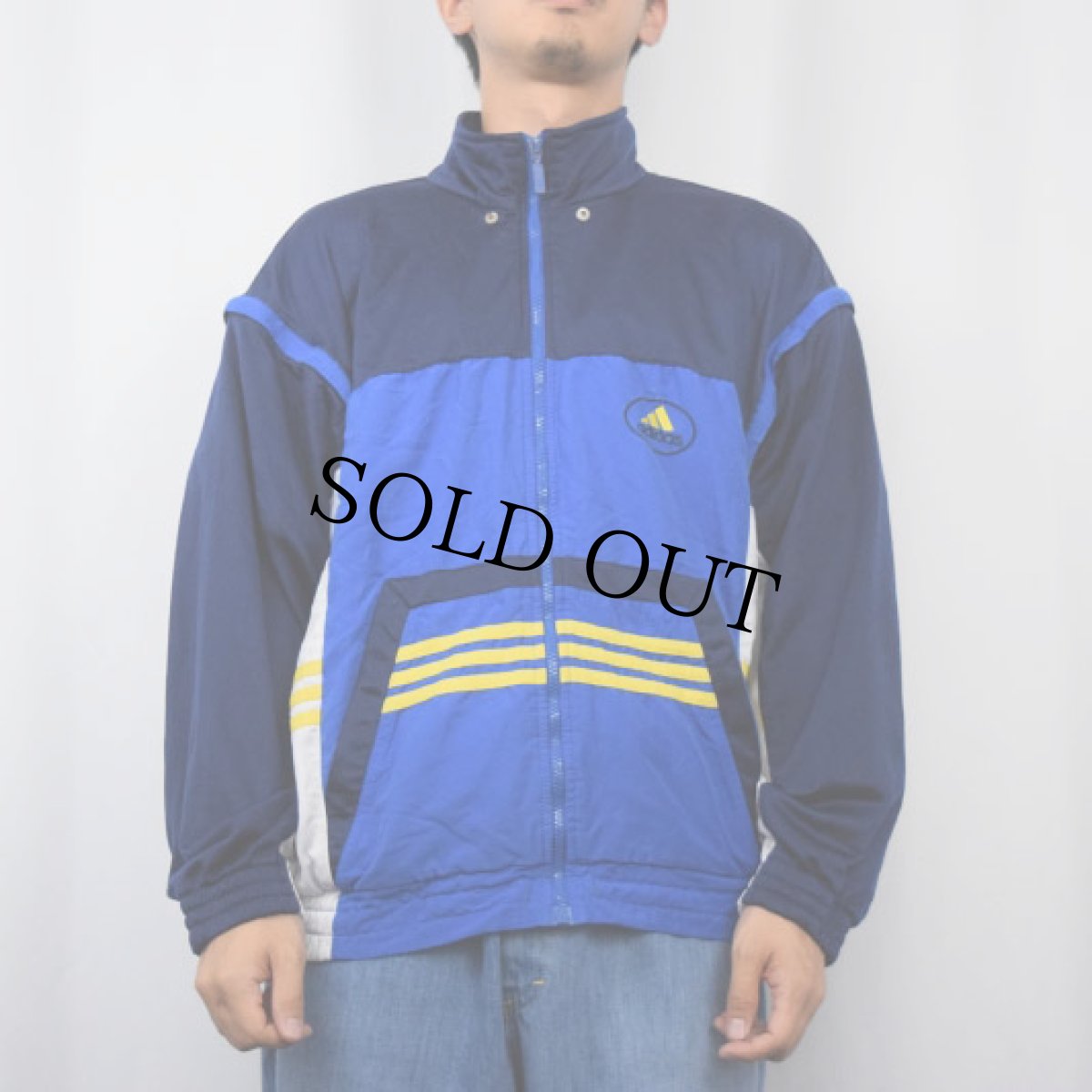 画像2: 90's adidas デタッチャブル 2WAYジャケット M (2)