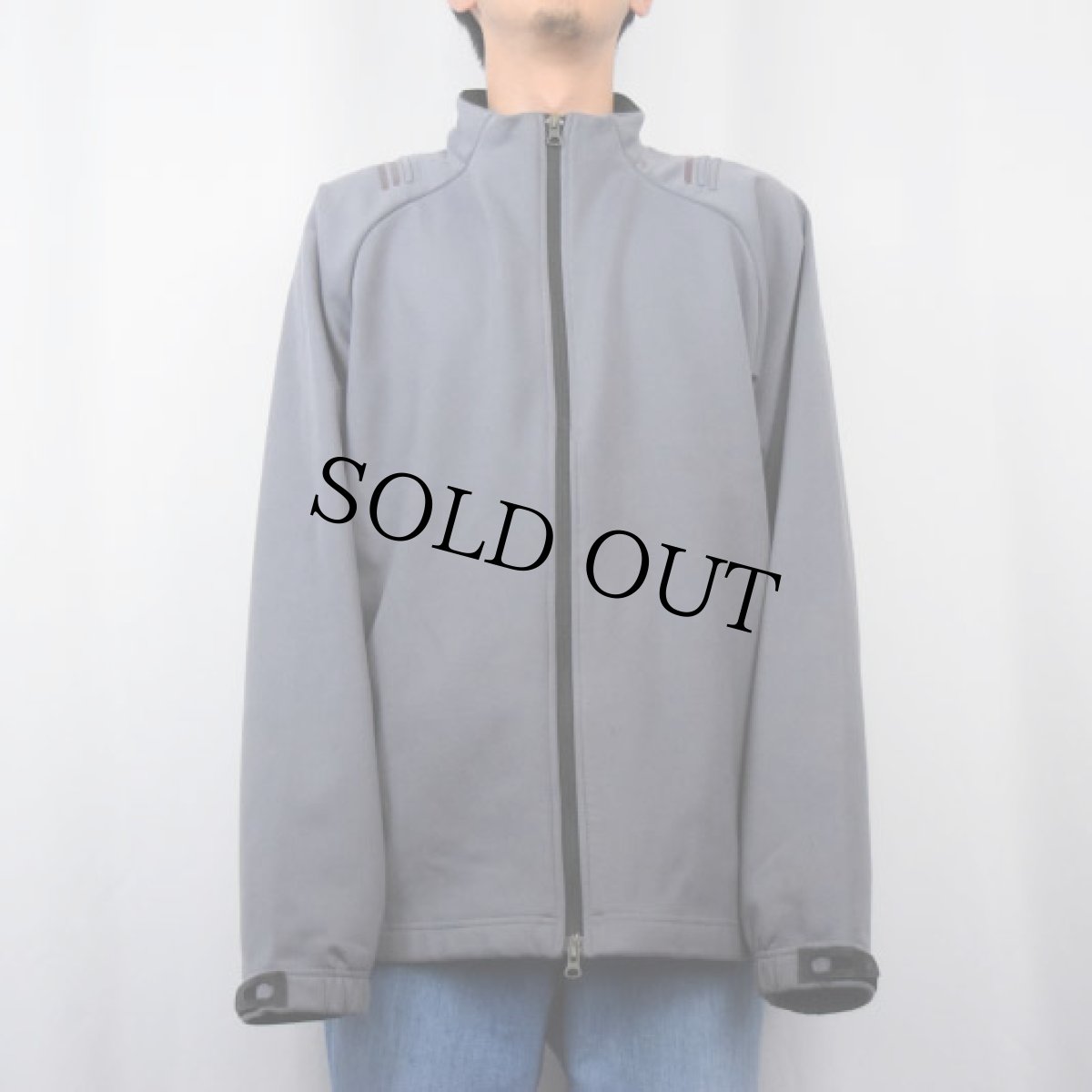 画像2: adidas ポリエステル ジップジャケット L (2)