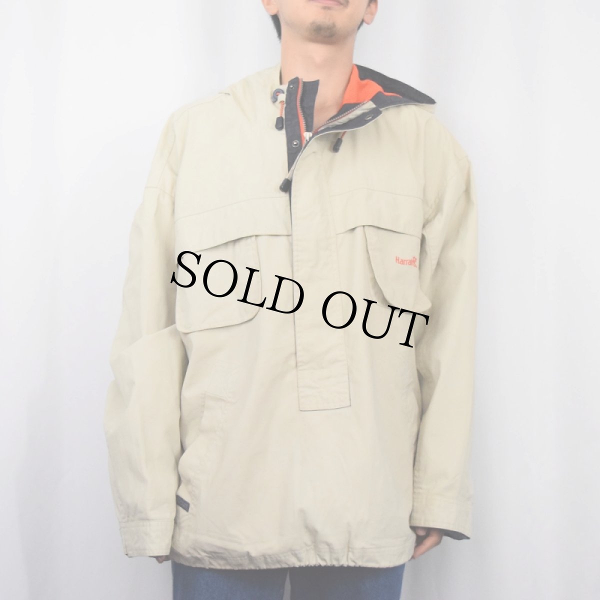 画像2: GEAR "Harrahs" コットンアノラックパーカー XL (2)