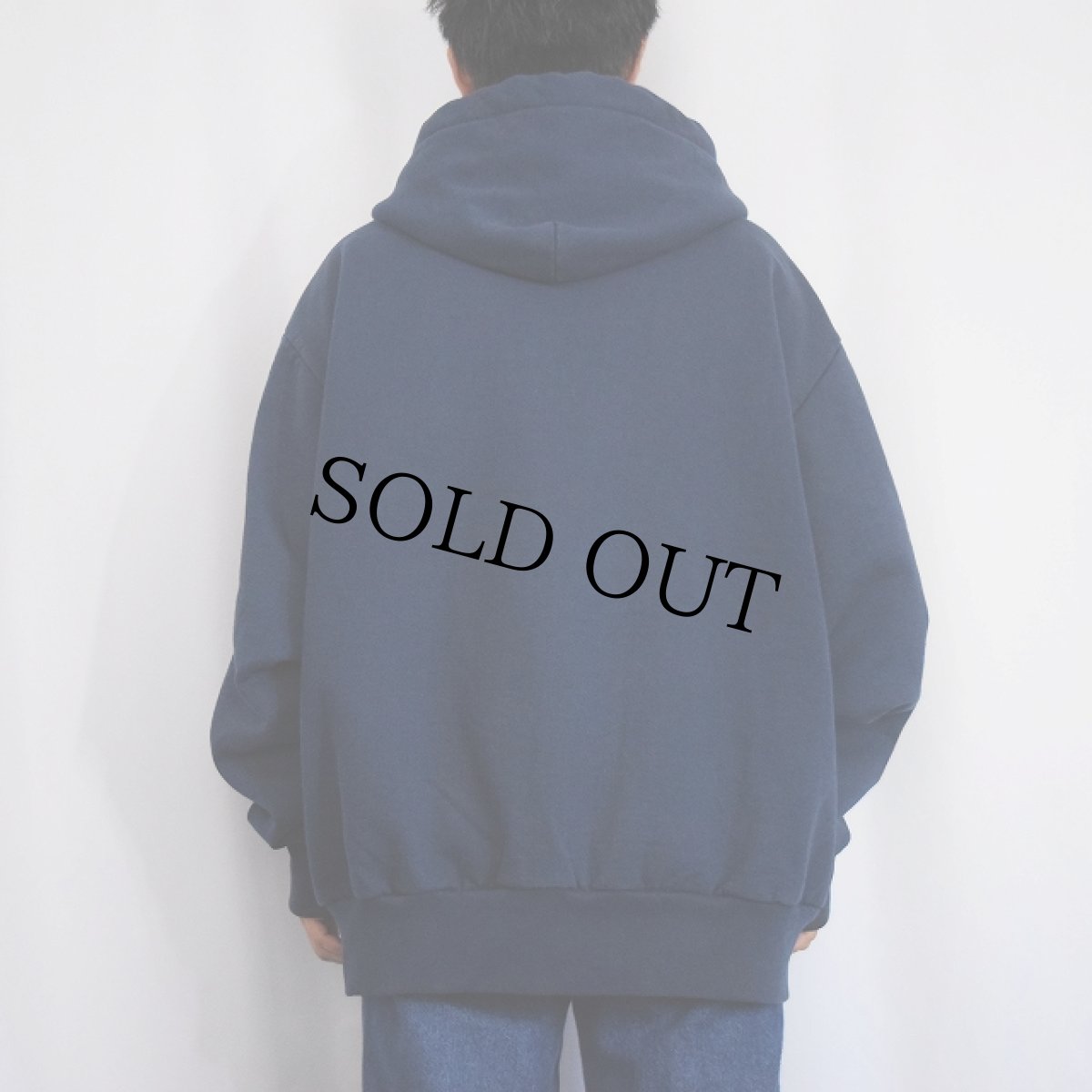 画像3: 90's CAMBER USA製 裏サーマル スウェットジップパーカー NAVY 2XL (3)