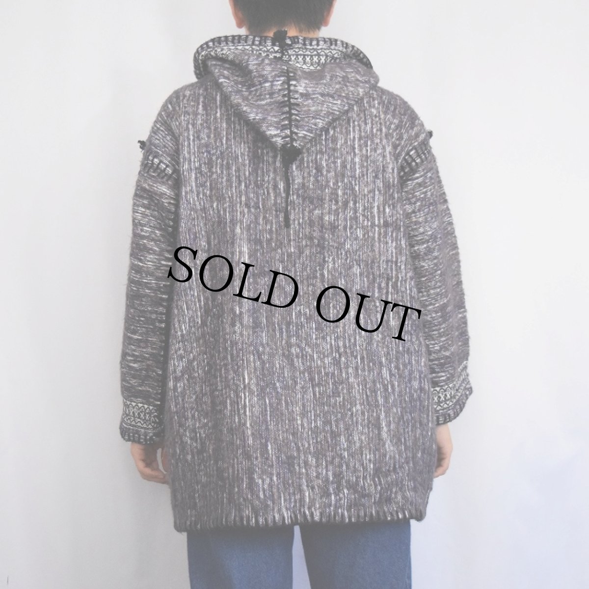 画像3: ネイティブ柄 ニットパーカー (3)