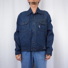 画像2: 【SALE】 70〜80's Jacks "136MJ TYPE" スナップボタン デニムジャケット SIZE42 (2)