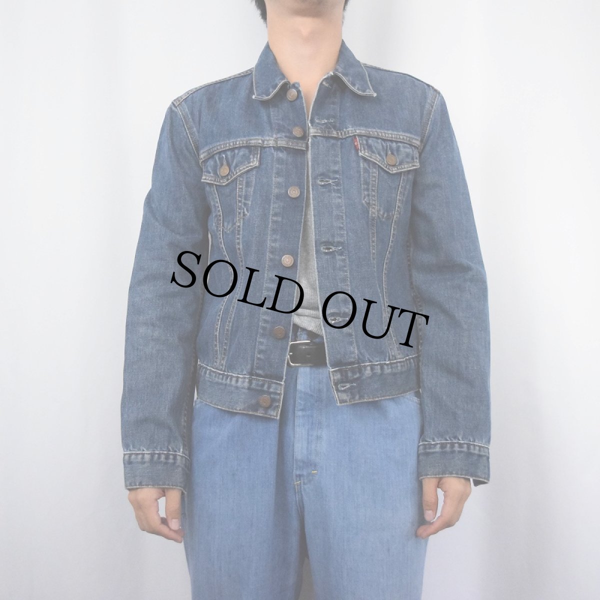 画像2: 2000's EURO Levi's 70590-04 デニムジャケット M (2)