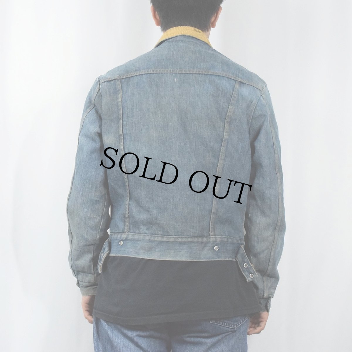 画像3: 70's DEE CEE USA製 ブランケットライナー デニムジャケット SIZE38 (3)