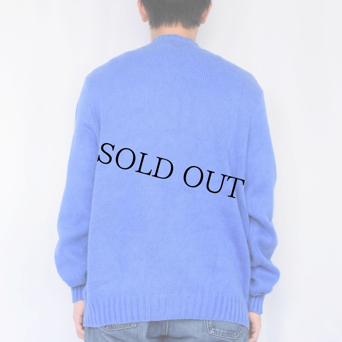 画像3: 90's POLO Ralph Lauren ロゴ刺繍 コットンニットセーター L (3)