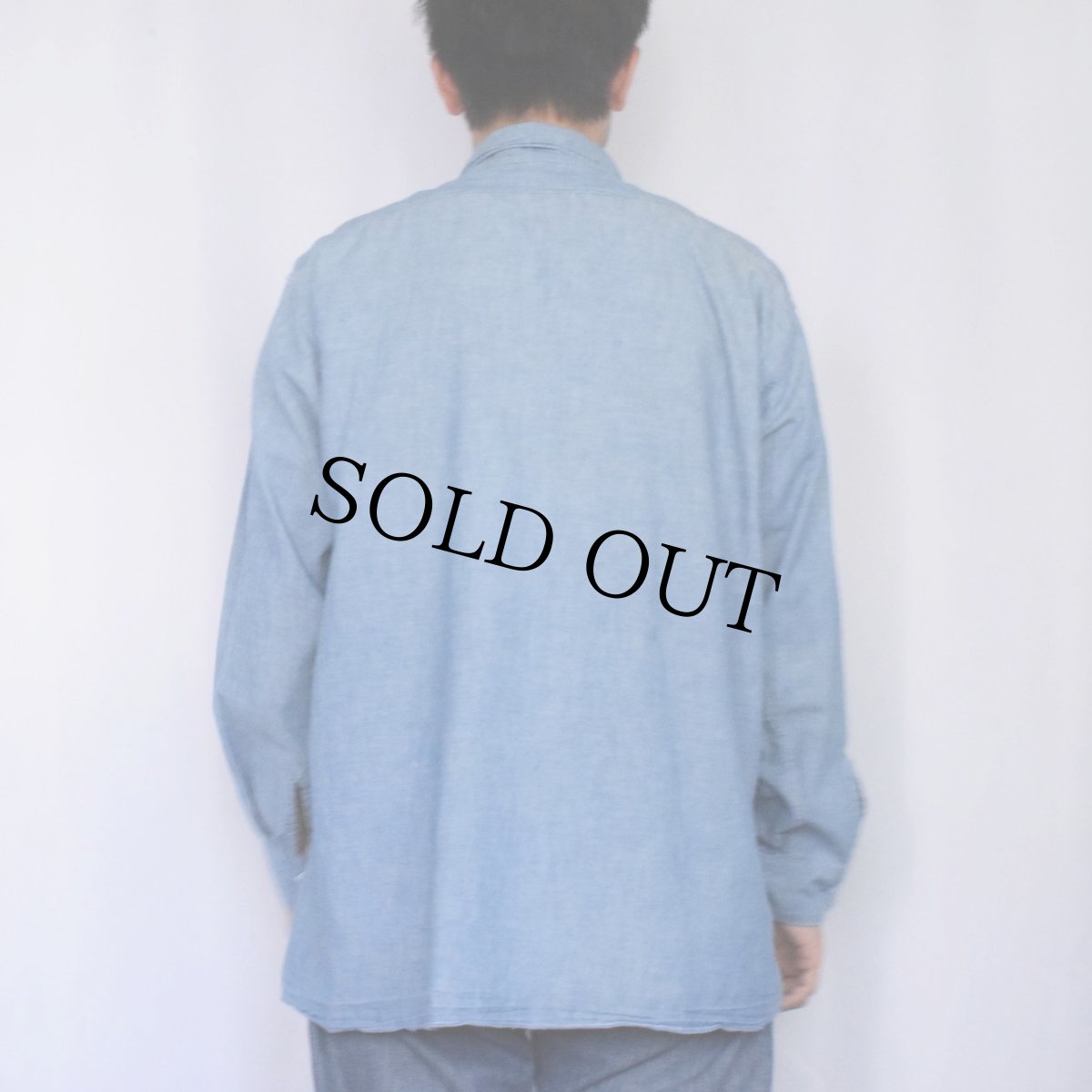 画像3: 50〜60's Stephens シャンブレーワークシャツ (3)