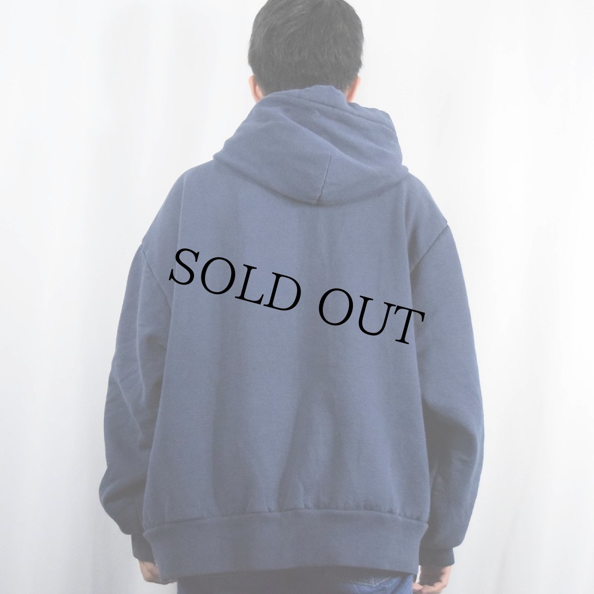 画像3: 90's CAMBER USA製 "VILLANOVA UNIVERSITY" ロゴ刺繍 裏サーマル スウェットジップパーカー NAVY 2XL (3)