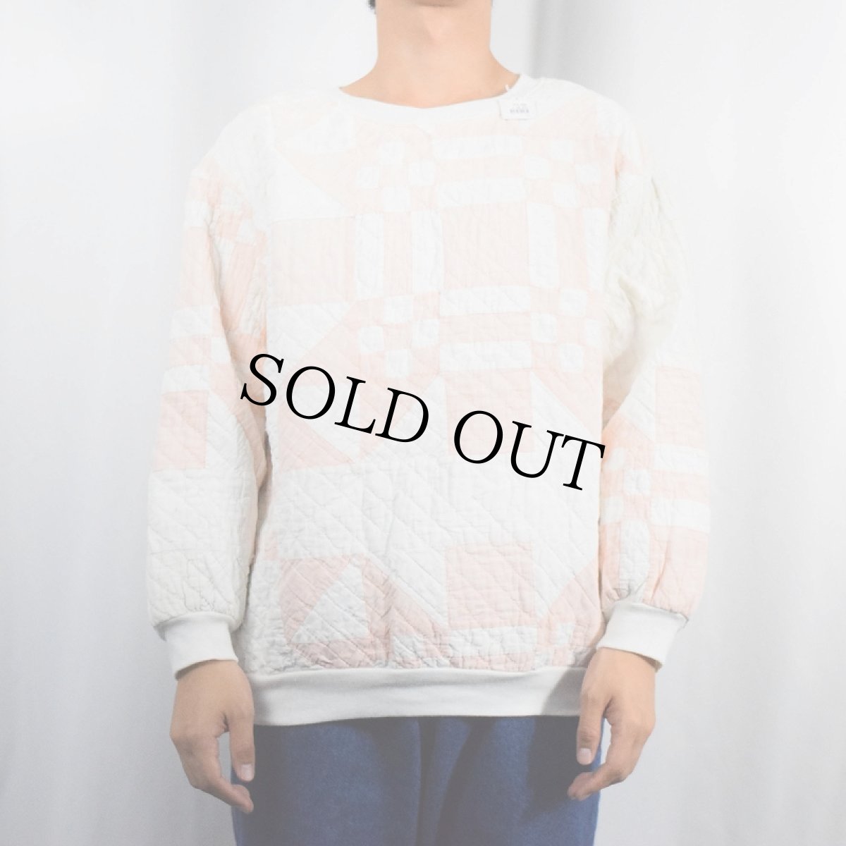 画像2: パッチワーク キルティングプルオーバー (2)