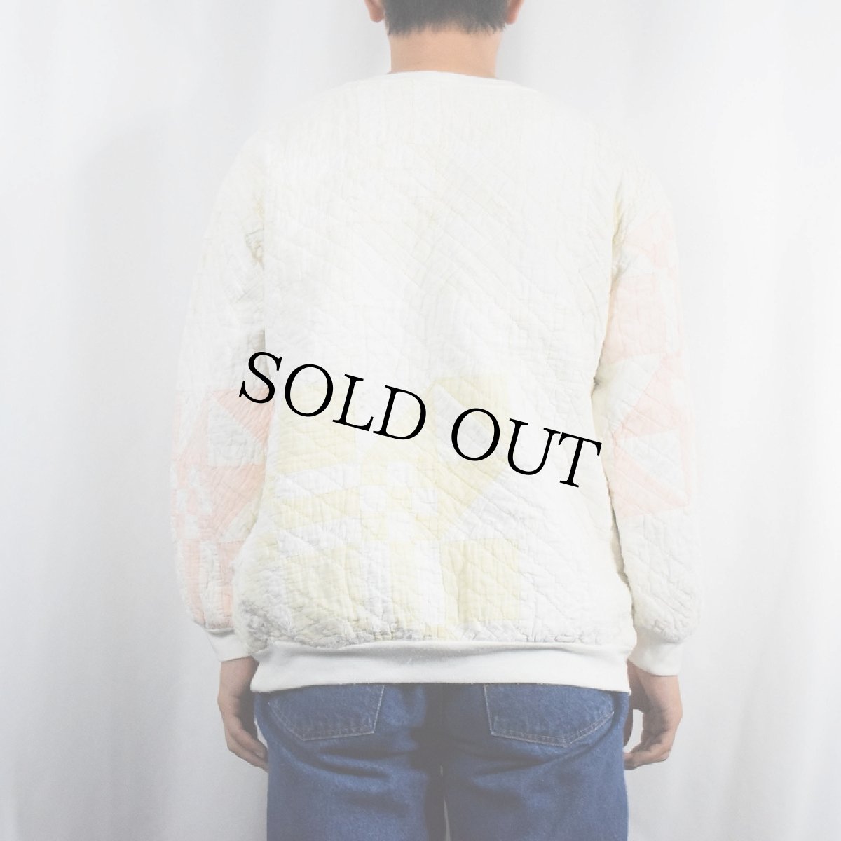 画像3: パッチワーク キルティングプルオーバー (3)