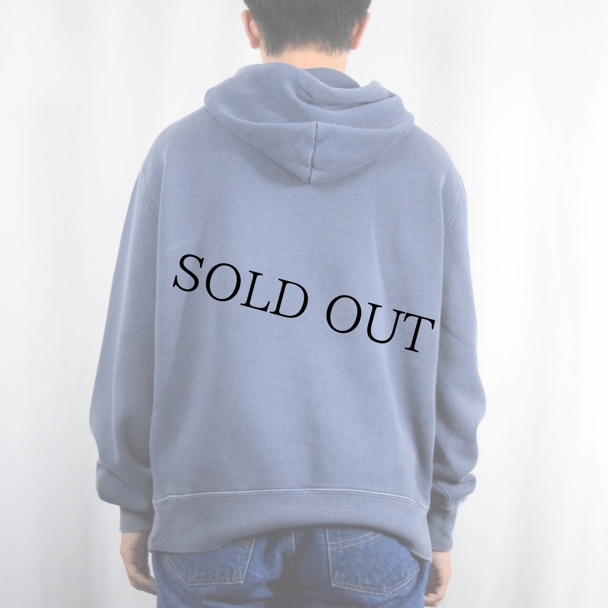 画像3: POLO Ralph Lauren 無地 スウェットフーディ NAVY M (3)