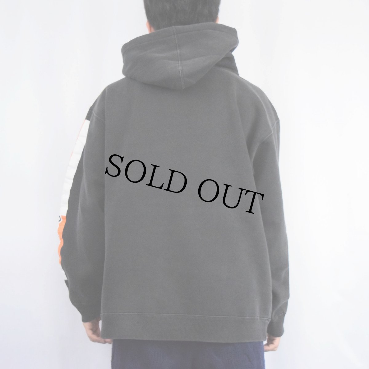 画像3: Redsand サーフブランド ロゴプリントスウェットフーディー BLACK L (3)