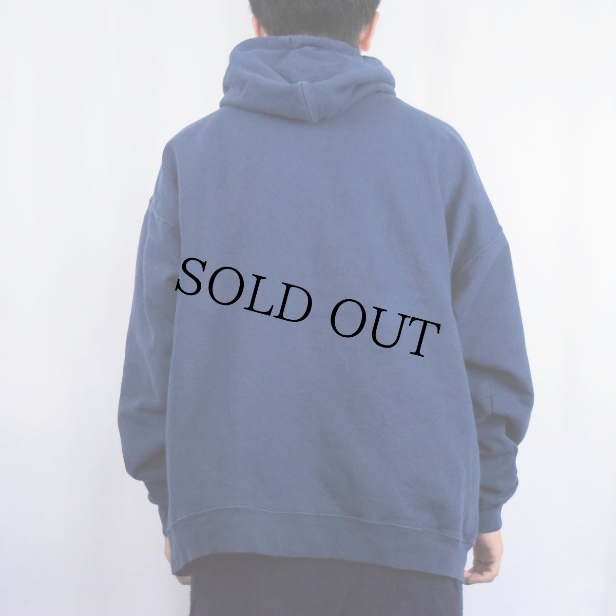 画像3: THRASHER ロゴプリントスウェットフーディー NAVY L (3)